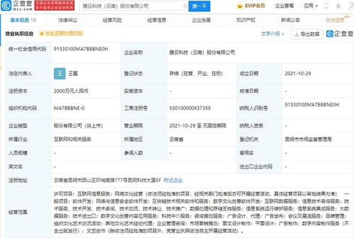 腾讯关联公司布局新赛道 成立区块链与信息安全软件开发企业